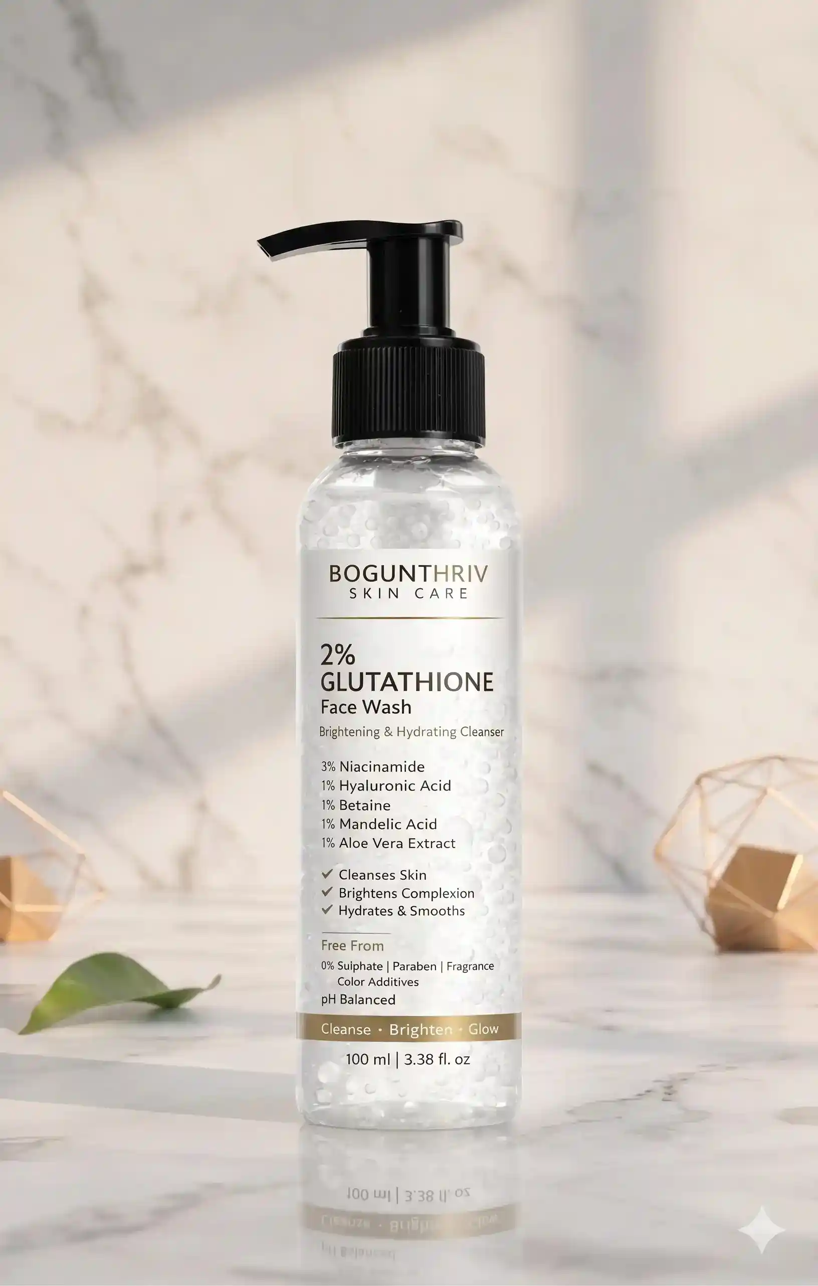2% Glutathione Skin Repair Face Wash – Deep Clean & Brightening