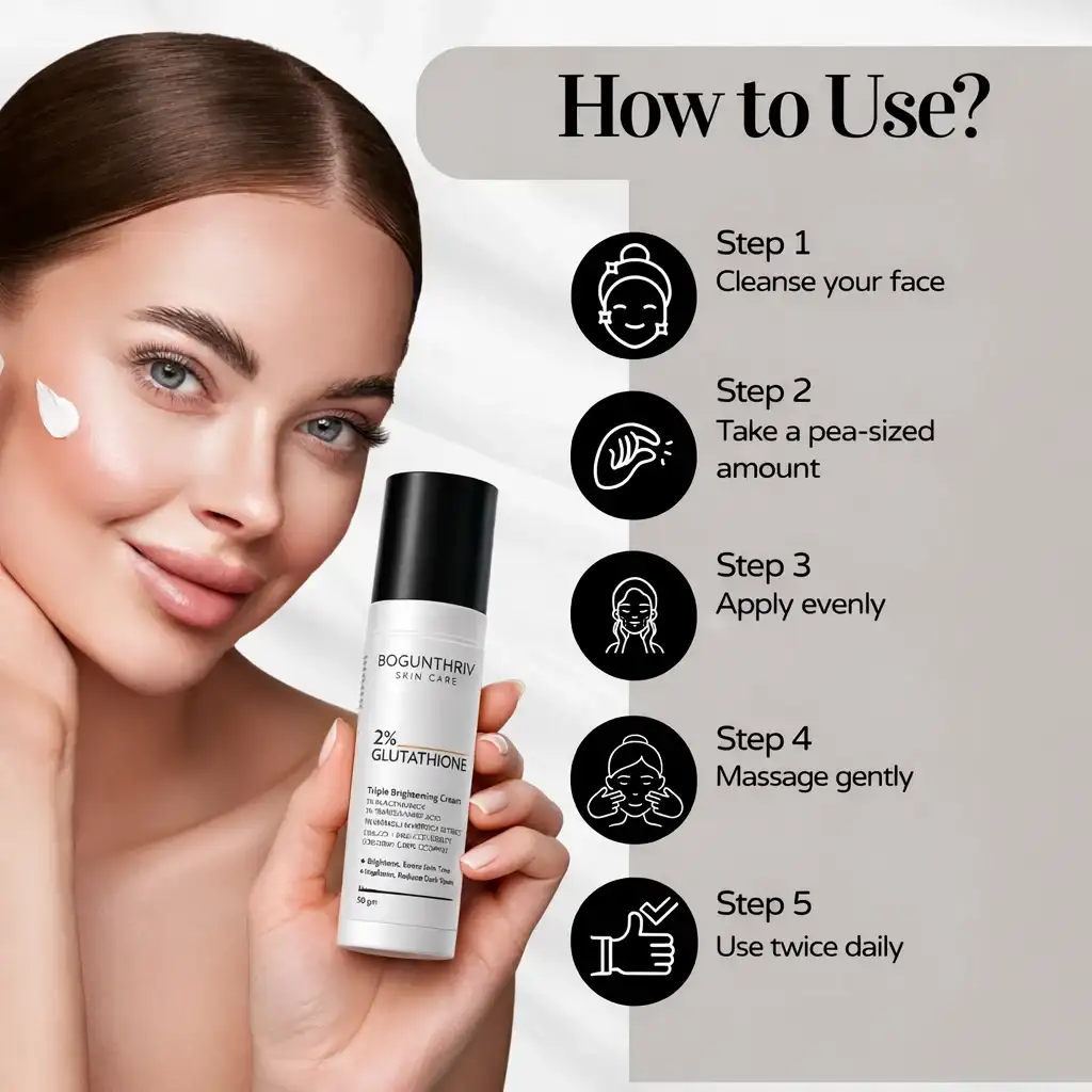 2% Glutathione Skin Repair Cream – Hydration & Brightening Care